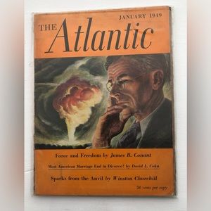 ATLANTIC January 1949 George Santayana Winston Churchill James Bryant Conant